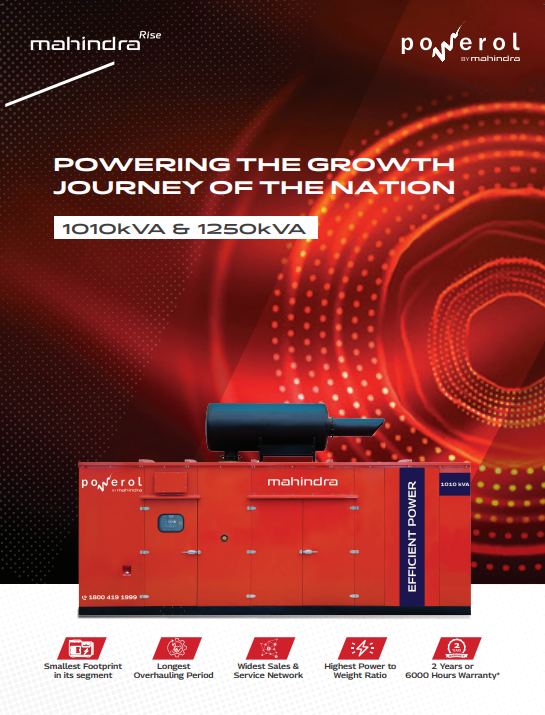 1010 to 1250 kVA Brochure
