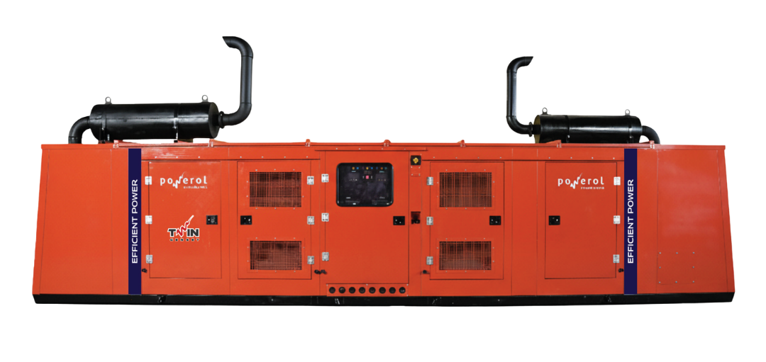 Twin genset 400 to 640 kVA